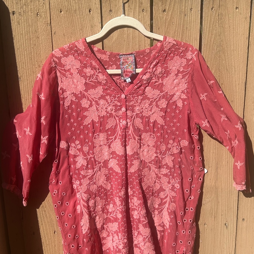 Johnny Was Melby Trisha Tunic Oversized!